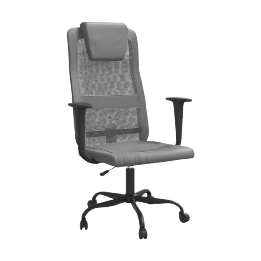 **Chaise ergonomique à dossier haut avec accoudoirs et support lombaire**